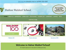 Tablet Screenshot of haltonwaldorf.com